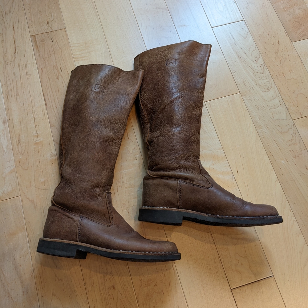 Roots Brown Leather Women's Boots
